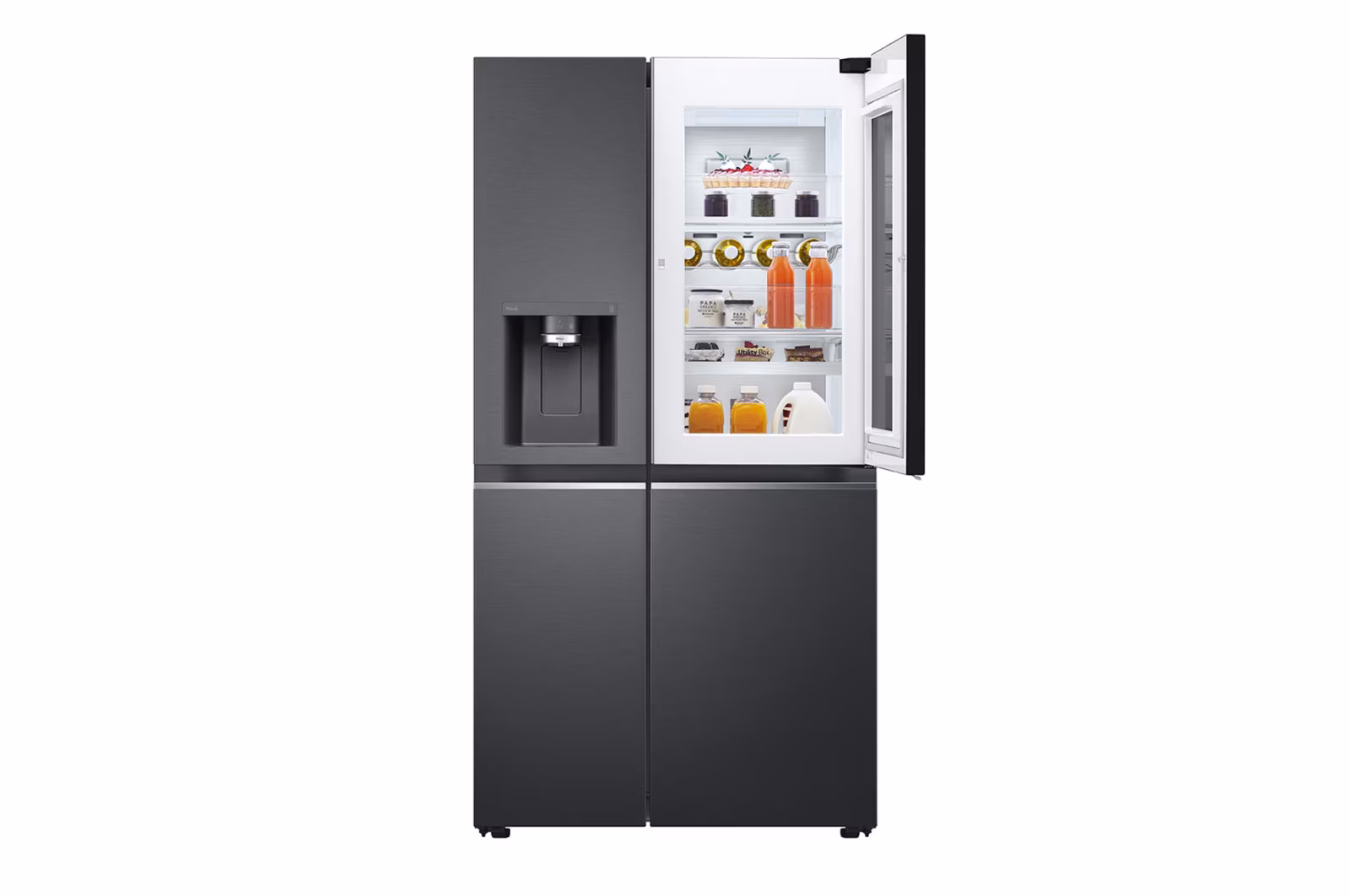 Tủ lạnh LG Instaview lấy nước ngoài UVnano 635L màu đen GR-X257MC - Hình ảnh 11