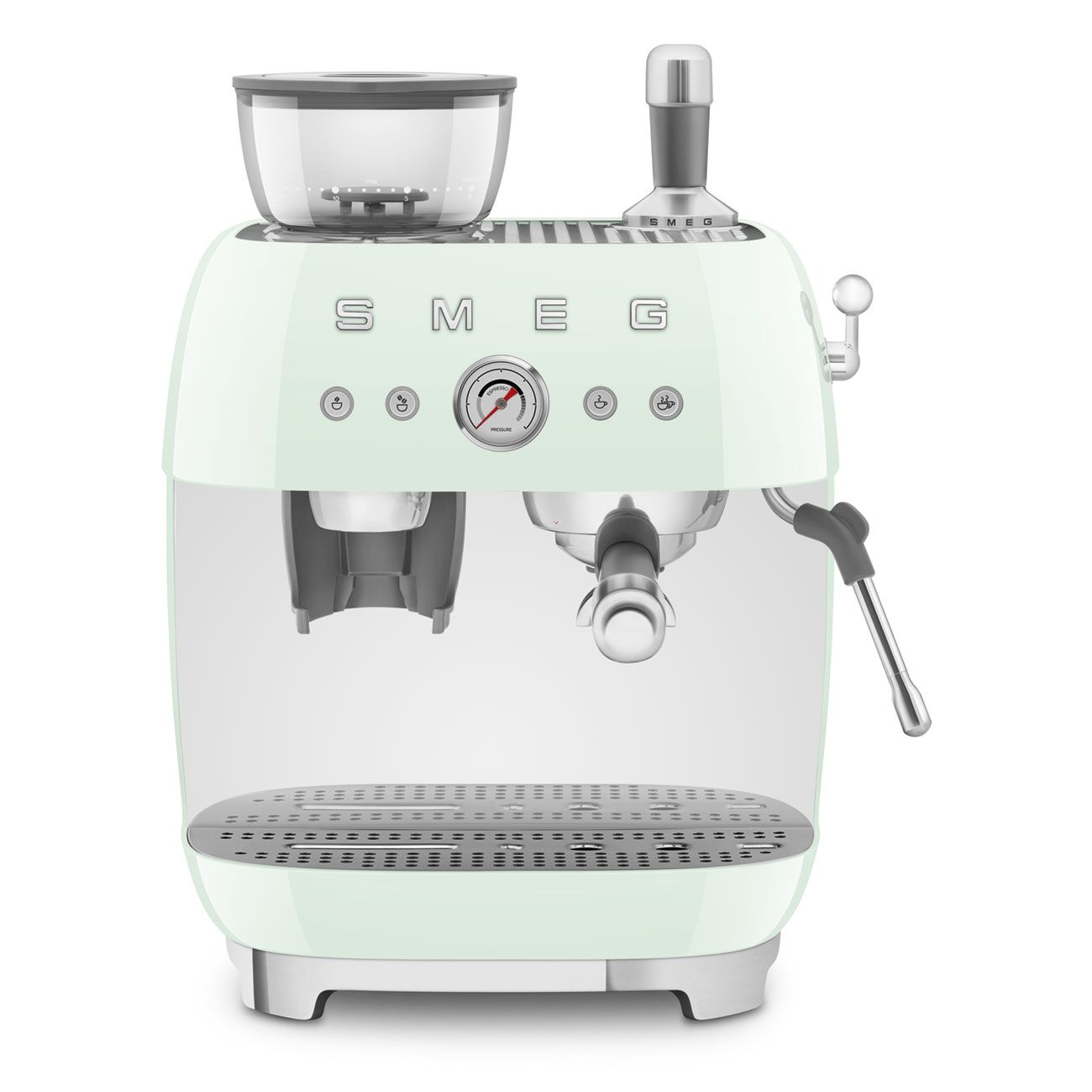 Máy pha cà phê tích hợp máy xay Smeg 50's Retro Style - Hình ảnh 3