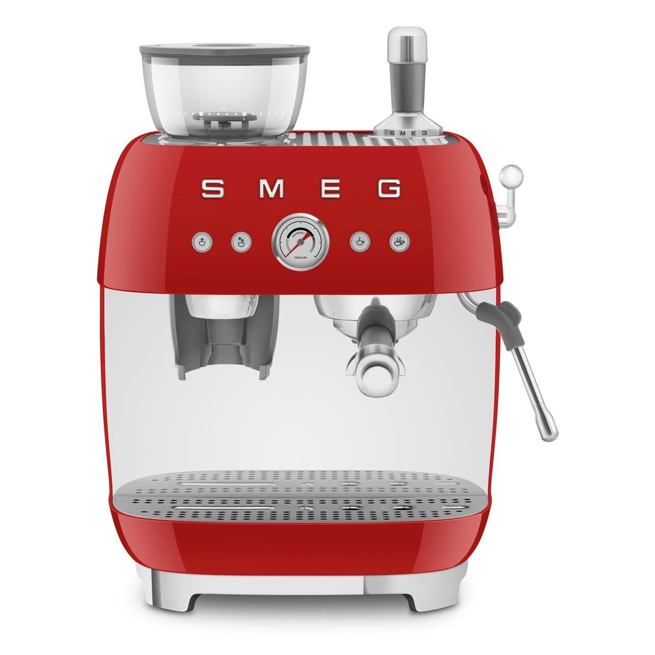 Máy pha cà phê tích hợp máy xay Smeg 50's Retro Style - Hình ảnh 2