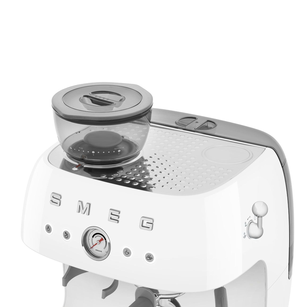 Máy pha cà phê tích hợp máy xay Smeg 50's Retro Style - Hình ảnh 11